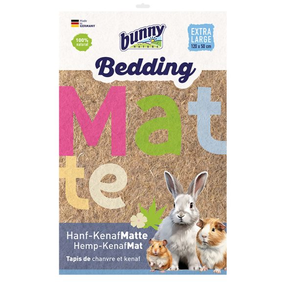 bunnyNature bunnyBedding Hemp-Kenaf-Mat EXTRA LARGE 120x50cm