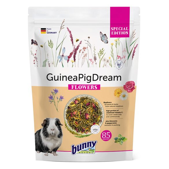 bunnyNature GuineaPigDream SPECIAL EDITION FLOWERS 1,5 kg