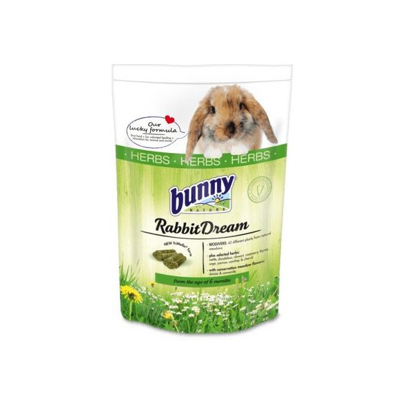 bunnyNature RabbitDream HERBS 1,5kg - KIFUTÓ