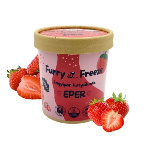 Furry Freeze fagyipor kutyáknak epres 60g