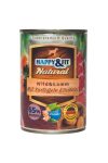 Happy&Fit Natural Adult konzerv vadhús & bárány, burgonya & sáfrányolaj 400g