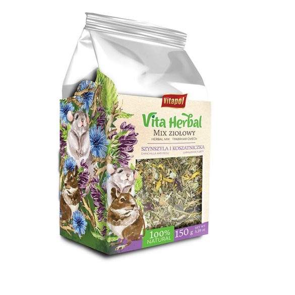 Vitapol Vita Herbal Gyógynövénykeverék csincsilláknak és deguknak 150g